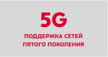 Поддержка сетей пятого поколения 5G